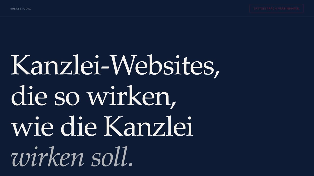 Rechtsanwalt — Demo-Website von 99ersstudio
